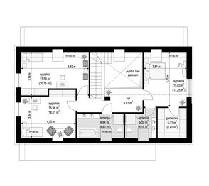 Poddasze projektu - Dom na zgrabnej 4