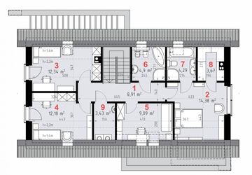 Poddasze projektu - Domena 212 A1