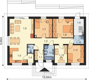 Parter projektu - Tracja 6 strop monolityczny