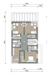 Piętro 1 projektu - Eko-Park Solo