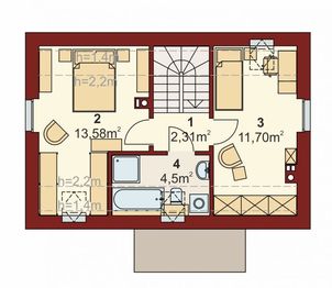 Poddasze projektu - Domena 208 C1