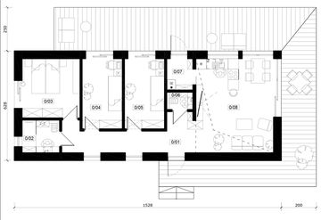Parter projektu - Chata - murowany