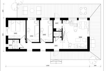 Parter projektu - Chata - murowany