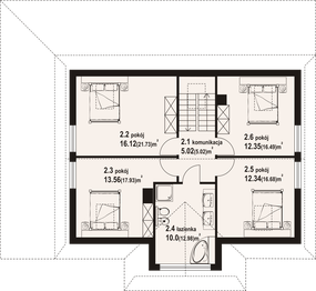 Poddasze projektu - Jurgów średni 47 dw