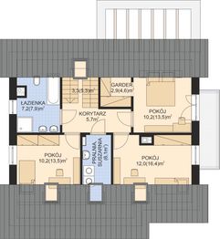 Poddasze projektu - APS 254 wariant 3