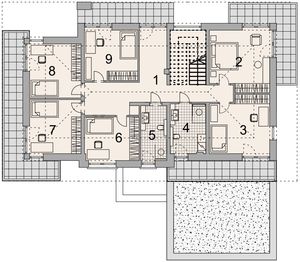 Piętro 1 projektu - LK&1928