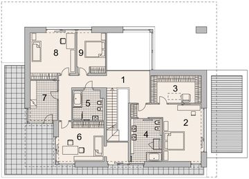 Piętro 1 projektu - LK&1863