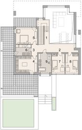 Piętro 1 projektu - LK&1858