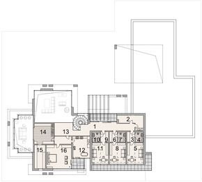 Piętro 1 projektu - LK&1843