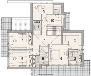 Poddasze projektu - LK&1833