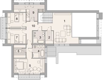 Poddasze projektu - LK&1822