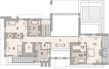Piętro 1 projektu - LK&1805