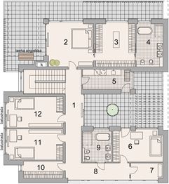 Piętro 1 projektu - LK&1803