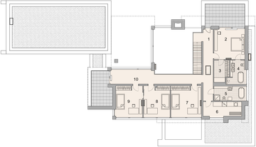 Piętro 1 projektu - LK&1743