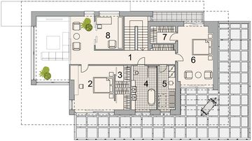 Piętro 1 projektu - LK&1729