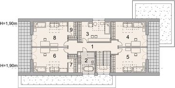 Poddasze projektu - LK&1705
