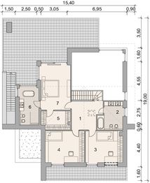 Piętro 1 projektu - LK&1679