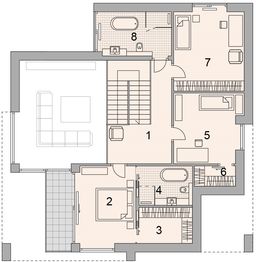 Piętro 1 projektu - LK&1661