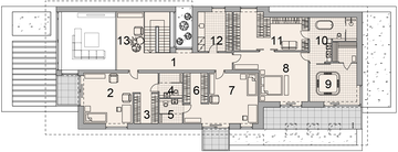 Piętro 1 projektu - LK&1660