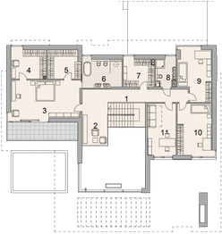 Piętro 1 projektu - LK&1603