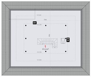 Poddasze projektu - Domena 163 C4