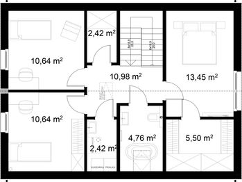 Poddasze - Dom prefabrykowany Stodoła 130A