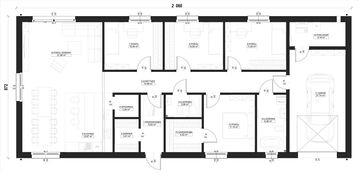 Parter - Dom prefabrykowany Parterowy 150B