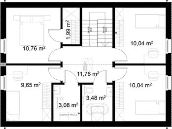 Poddasze - Dom prefabrykowany Stodoła 130B