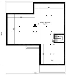 Projekt domu Planujdom 086 - rzut poddasza, dom liczy 4 pokoje, 2 łazienki i wc