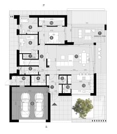 Projekt domu HomeKoncept 148 - rzut parteru, dom liczy 5 pokoje, 3 łazienki i wc