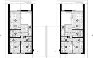 Projekt domu HomeKoncept 166 G1 B - rzut poddasza, dom liczy 4 pokoje, 2 łazienki i wc