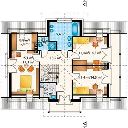 Poddasze projektu - Tekla (1548)