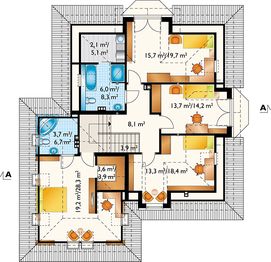 Poddasze projektu - Honorata (1490)