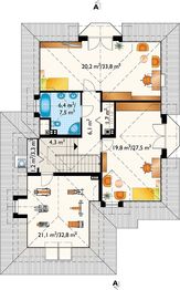 Poddasze projektu - Hortensja (948)