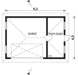 Parter projektu - Garaż 30 (234)