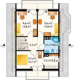 Poddasze projektu - Aldona (1036)