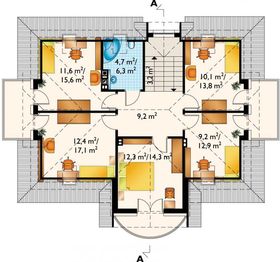 Poddasze projektu - Ślężan (663)