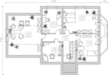 Poddasze projektu - Pod
