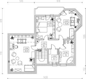 Poddasze projektu - Dud