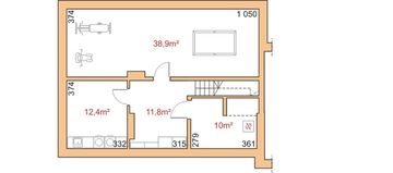 Piwnica projektu - Dom przy Bursztynowej