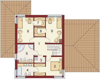 Piętro 1 projektu - Telmun