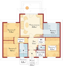 Parter projektu - Domek Kaszubski (014 LT)