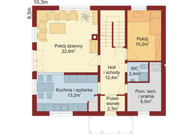 Parter projektu - Domek Prosty (010 ZD)
