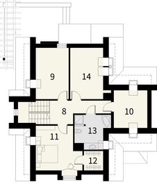 Poddasze projektu - Bursztyn