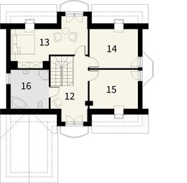 Poddasze projektu - Szmaragd 2
