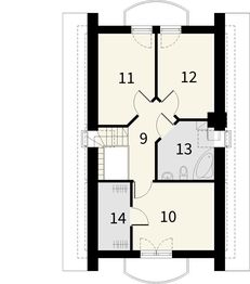 Poddasze projektu - Salsa z garażem 1 stanowiskowym