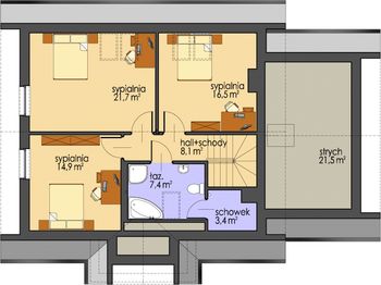 Poddasze projektu - AH 033