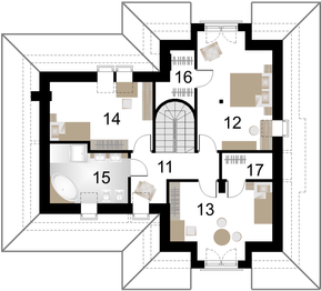 Poddasze projektu - Arlekin