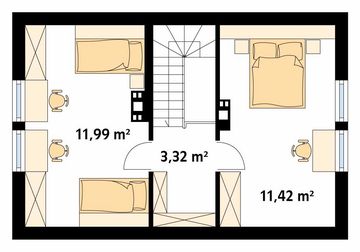 Poddasze projektu - Motylek 2