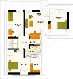Poddasze projektu - Neptun 3